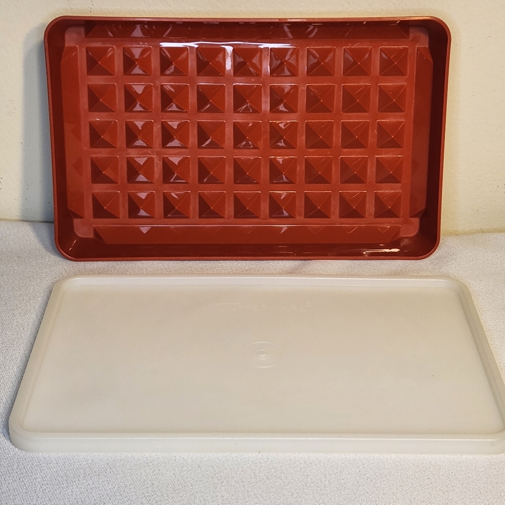 Vintage Tupperware Meat Tenderizer Keeper Hot Dog and Bacon Keeper #1292